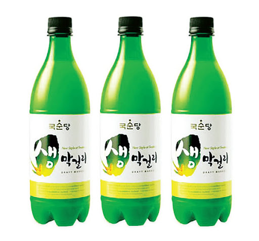 rượu gạo Makgeolli hãng Lotte 