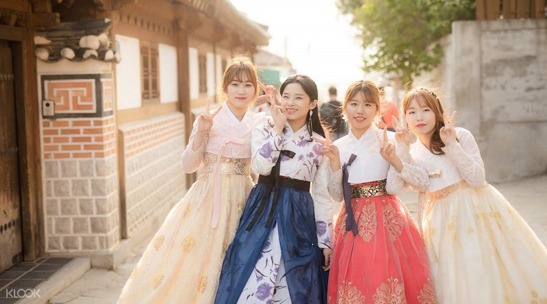 song ao cung hanbok hàn quốc 