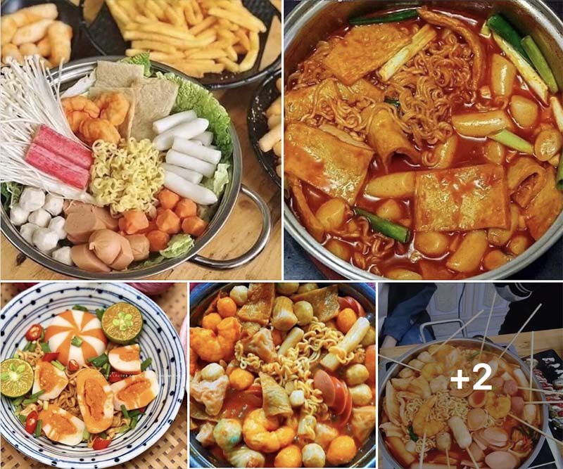 Tận hưởng món lẩu tokbokki nóng hổi tự làm 